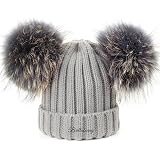 Brillabenny Cappello Cuffia Rosa Doppio PON PON in Pelliccia MURMASKY 1-3  Anni Bimba Cappellino Lana Hat Pink Fur Raccoon Baby Kids Double Pom Poms  Luxury : Amazon.it: Abbigliamento