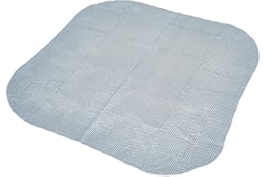 SHATCHI 4/6 Bathers Round/Square Bubble Mat Preservación del Calor Ahorro de energía para Todos los mspa y jacuzzis, Gris, 6P (183cm)