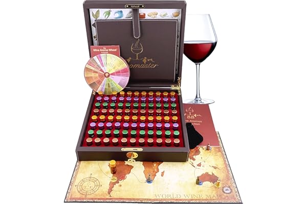 Aromaster Coffret Master des Arômes du Vin - 88 arômes (Version Anglaise)