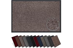 ‎CARPET DIEM Carpet Diem Indoor Doormat Large Selection Size: 90 x 150 cm Colour: Taupe - Keep Your Home Clean with Our Dirt Trapper Mat