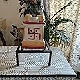 Niyara Ceramic tulsi Pot Design Color- Multicolor (Color Tulsi with Stand)