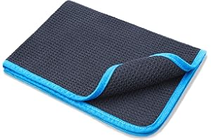 ‎AURUM-PERFORMANCE Aurum-Performance® Saugstarkes Waffeltuch für Autoscheiben und Fenstertuch - 100% Fusselfrei und absolut streifenfreie Scheibenreinigung (1, 60x40cm)