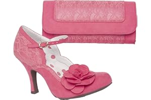 Ruby Shoo Women's Belle Divino Exclusive Josie Lace Mary Jane Pumps & Tirana Bag