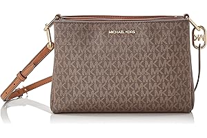 Michael Kors Trisha Borsa media a tracolla in pelle con triplo scomparto