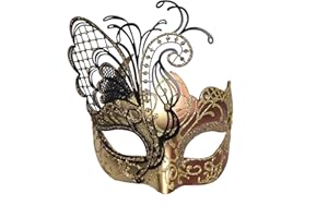 UBAUTA Maskerade-Maske für Frauen Venezianische Maske/Halloween/Party/Ball Prom/Karneval/Hochzeit/Wanddekoration