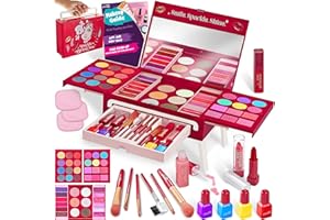 Star Princess Kit Trucco per Bambini per Ragazze - Set Trucco Lavabile Non tossico per Bambine - Idea Regalo di Compleanno Giocattolo per Bambine di 3, 4, 5, 6, 7, 8, 9, 10 Anni