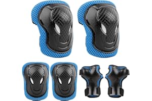 ‎VALUETALKS ValueTalks Knieschoner Kinder Schoner Inliner Kinder 6er Set Kinder Schützer Ellenbogenschoner für Inliner Skates Scooter Fahrrad Rollschuhe