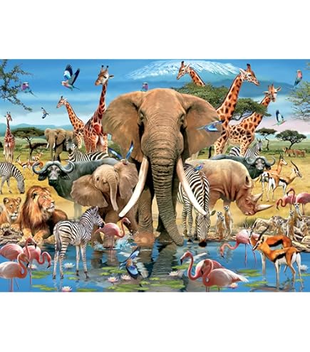 Giant Animal Herd Puzzle Puzzle Herd Of Giants - 1000 Pièces -Clementoni- 39836 Rome Puzzle Giant Animal Herd Puzzle Puzzle Herd Of Giants - 1000 Pièces -Clementoni- 39836 Rome Puzzle