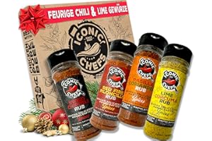 ‎ICONIC CHEFS ICONIC CHEFS® Grillgewürze Geschenkset Chili & Limette - Grillgewürz 100% aus Mexiko - Grill Geschenke für Männer - BBQ Grill Gewürzset - Gewürze Geschenkset - Grill Zubehör - Geschenke zu Weihnachten