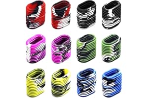 SAMSFX Funda de agarre de carrete de pesca de goma antideslizante para carrete de fundición o spinning