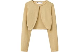BlackButterfly Enfants Manche Longue Boléro Scintillante Filles Cardigan