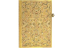 PAPERBLANKS Carnet à couverture rigide Marqueterie d'Or - Mini - Ligné - 208 p.: Lined Mini