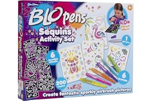 John Adams BLOPENS Sequins Activity Set, Multicolor, 11099, A4