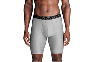 Under Armour Multi-Pack Performance Tech Long-Leg Boxer Brief, 9" Inseam, All-Day Comfort Boxeur ajusté Homme (Lot de 3)