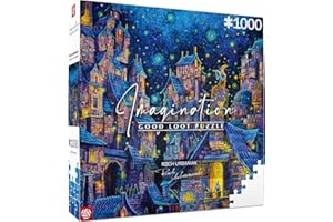 GOOD LOOT Puzzle Imagination Series Roch Urbaniak Concert on the Chimney Detailed Picture Durable Product Numerous Hours of Fun Family Entertainment 1000 Pieces 68 x 48 cm