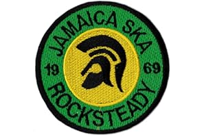 NAGAPATCHES Patche écusson Ska Rocksteady Rasta Skinhead musique Jamaïque patch