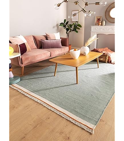 benuta Pure WOLLTEPPICH Kim Mint 200x300 cm, Mintgrün, Grafikmuster benuta Pure WOLLTEPPICH Kim Mint 200x300 cm, Mintgrün, Grafikmuster