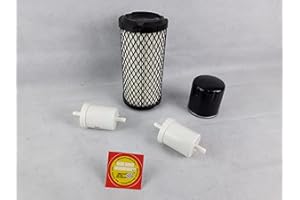MOTOR FUN SPORTS Filter - Set (klein) kompatibel mit Kubota BX 2350D Ölfilter, Luftfilter, Kraftstofffilter