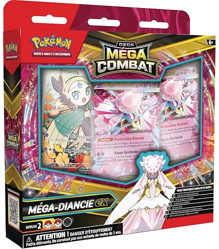 Deck Combate Ex Pokémon Con Pharamp-ex, 60 Cartas Listas, Con Alfombra, Marcadores Y Código Para JCC Pokémon Live, Multicolor