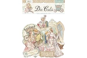 Stamperia International Assorted Die Cuts-Sleeping Beauty Matrices de découpe Assorties-La Belle au Bois Dormant, Coloris Assortis, Bag of