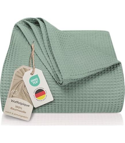 Hayisugal Bedsprei 100% Katoen Wafel Piqué Deken Fluffy Deken Zachte Zomerdeken Wafellook Luchtige Katoenen Deken Als Bedsprei Bankdeken Roze 200 X 230 Cm