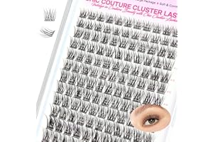 ‎CALAILIS CALAILIS Wimpern Einzeln, 132 Pcs DIY Einzelne Wimpern Für Die Selbstanwendung Von Lash Extesnion Zu Hause, 10-16mm D Curl Cluster Individual Lashes (CDD09-MIX)