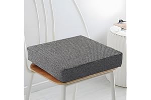 Schwar Textilien ® | Orthopädische Sitzerhöhung | Grobgewebt | 40x40x10 cm | Anthrazit