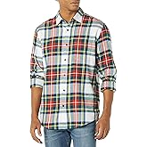 Amazon Essentials Camisa de Franela, Manga Larga (Disponible en Tallas Grandes) Hombre
