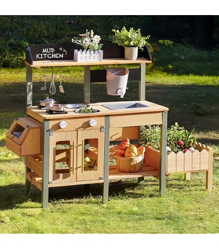 Abdeckhaube Für Matschküche & Spielküche – Wasserdicht, 420D Oxford, Maße 110x50x98 Cm