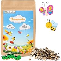 Gardemics Blumensamen Bienen - Heimische Premium Blumensaat für eine vielfältige Blumenwiese ohne Neophyten - Bunte…