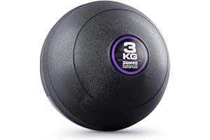 Core Balance Slam Ball No Bounce Medicine Exercise Ball Heavy Duty PVC for Strength Training (3kg / 5kg / 8kg / 10kg)
