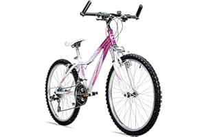 24 aduanas Mädchen-Mountainbike Bergsteiger Verona, Hardtail, Shimano-Schaltung, adecuado para 8 - 11 años.