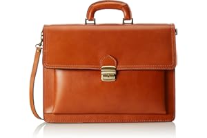 Chicca Borse Borsa uomo da lavoro tracolla portadocumenti a Mano Organizer Cartella 24 ore in pelle