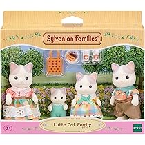 Sylvanian Families - 5738 dairy cat family - Dollhouse figures