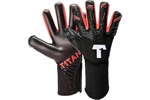 ‎T1TAN T1TAN Torwarthandschuhe mit Fingerschutz Alien 2.0 für Erwachsene, Fußballhandschuhe Unisex, 4mm Profi Grip - Diverse Größe & Farben