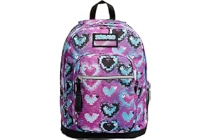 Seven Zaino Scuola New Fit, Rosa, Glossy Girl, Zaino Doppio Scomparto, Con Tasca Porta Borraccia, Maxi Capienza, Scuola & Tempo libero, Bambine e Ragazze