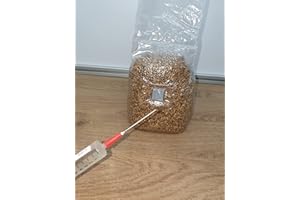 FORAGERS TABLE 1kg Sterile Millet Not Grain for Mushroom Spawn Filter & Injection Port, Culture
