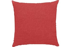 chilly pilley Cuscini Decorativi Cuscini Per Divani Cuscini Piccoli Cuscini Per Divani Cuscini Da Giardino 2x 60x60 Cm Rosso