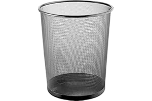 Helit H2518595 siatka na odpady, 15 l, metal, czarny