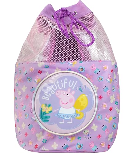 Peppa Pig Asciugamano ufficiale, design accattivante, super morbido al tatto, 100% cotone, perfetto per casa, bagno, spiaggia e piscina, 140 x 70 cm