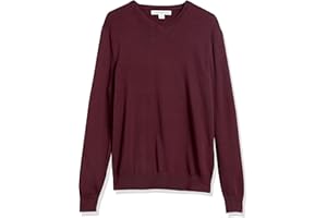 Amazon Essentials Men's V-Neck Pullover Jumper (Available in Big & Tall)
