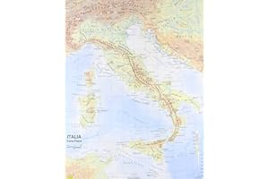 BELLETTI Carta Geografica Italia 1:800.000