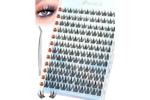 Obeyalash Falska ögonfransar Manga Cluster C Curl 10-13 mm med pincett (K004)
