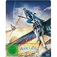 Avatar - The Way of Water - Steelbook (3D Blu-Ray) (+ 2D Blu-ray) (+ Bonus-Blu-ray)