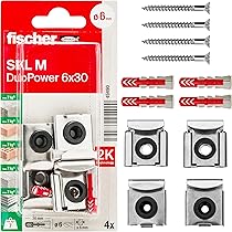 8pz Kit Clip Per Specchio, Supporto Per Specchio Con Cuscinetti In