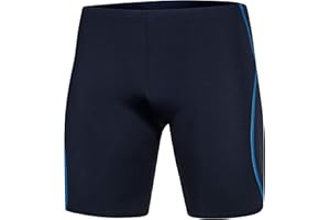Aqua Speed Costume da Bagno | Tronchi di Nuoto Lungo di Uomo | Pantaloncini | Jammer | Protezione UV | Resistente al Cloro