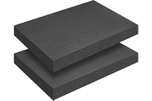 KUOGAS 2 piezas de espuma de 400 x 300 x 50 mm de espuma para herramientas de cámara (400 x 300 x 50 mm, 2 unidades)