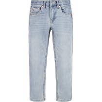 Levi's Garçon Pantalon Denim Performance - Coupe Droite Taille Ajustable - 75% Coton 23% Polyester