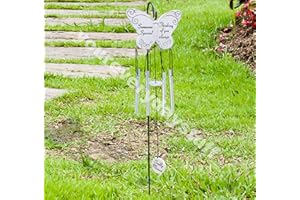 DAVID FISCHHOFF Memorial Plaque Grave Wind chimes Butterfly Someone Special Sadly Missed