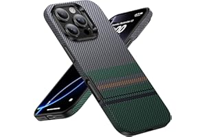 BENKS Etui na telefon komórkowy iPhone 16 Pro, etui do Magsafe, Aurora ArmorPro, odporne na uderzenia, Dupont Kevlar, włókno aramidowe, ultracienkie, magnetyczne etui ochronne z tkaniną zawieszającą i